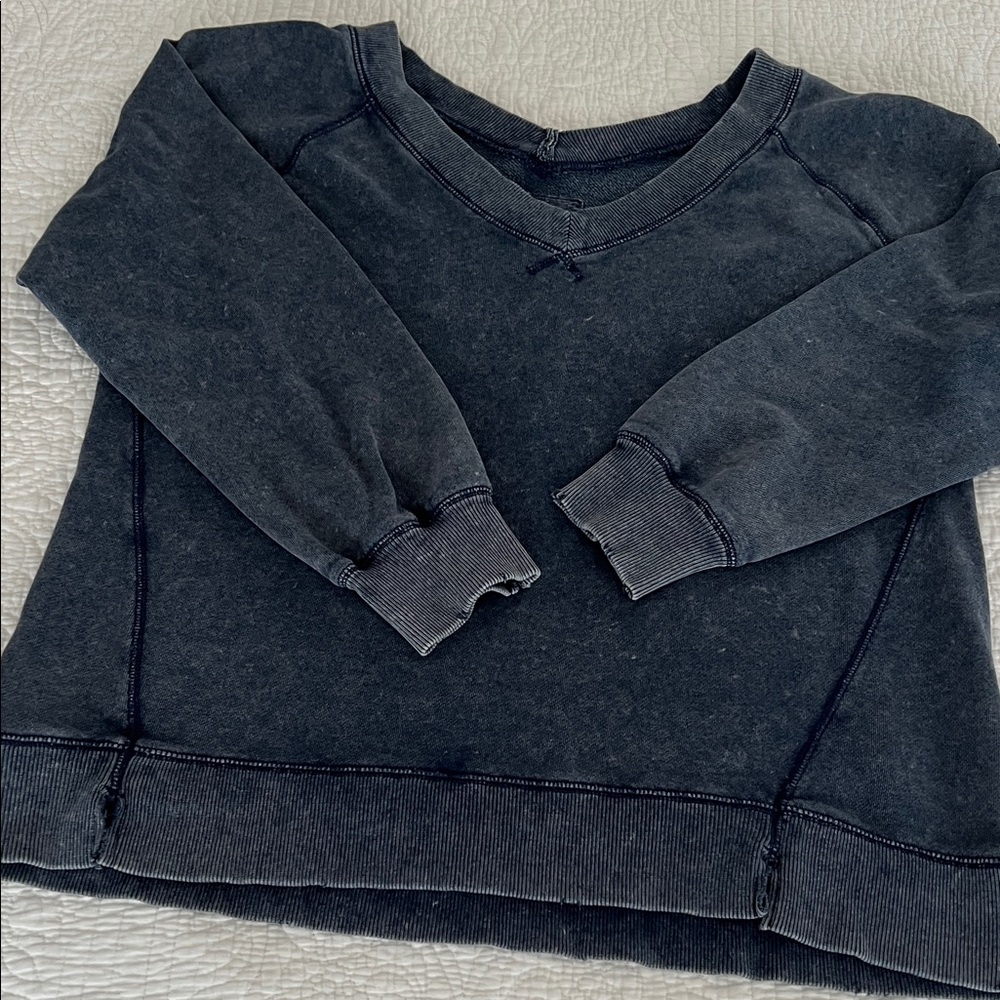 Aerie V-Neck Sweatshirt